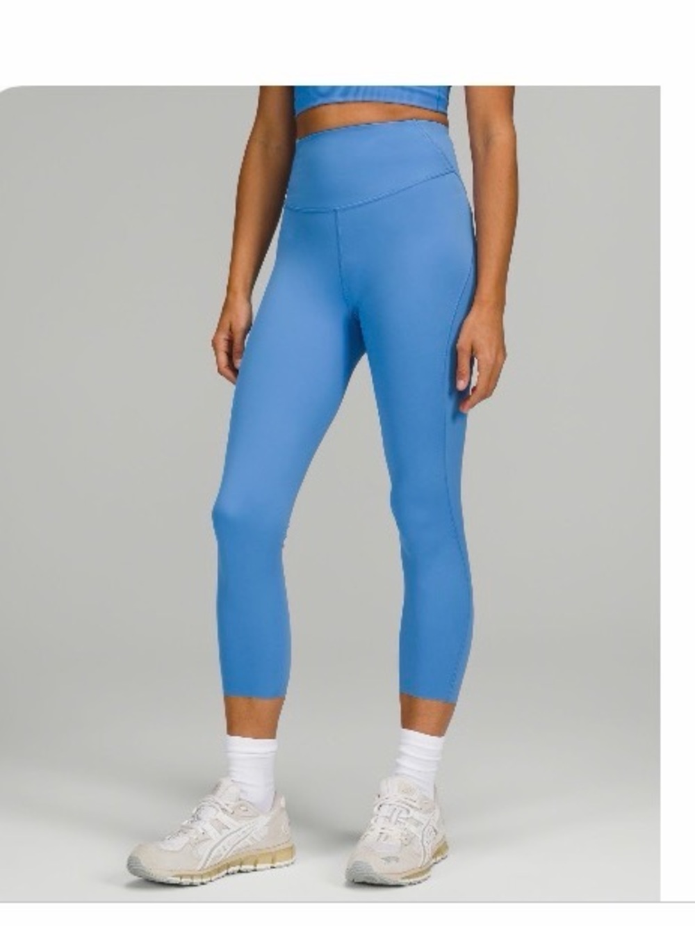 LULULEMON Base Pace High-Rise Blue Performance Leggings size 10 blue